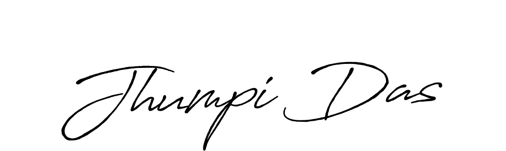 Jhumpi Das stylish signature style. Best Handwritten Sign (Antro_Vectra_Bolder) for my name. Handwritten Signature Collection Ideas for my name Jhumpi Das. Jhumpi Das signature style 7 images and pictures png