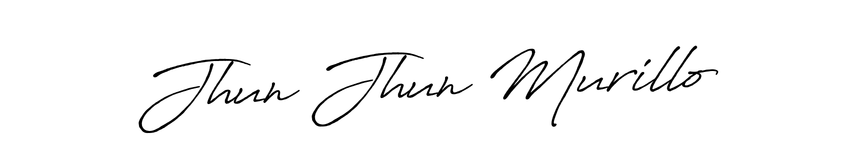How to make Jhun Jhun Murillo signature? Antro_Vectra_Bolder is a professional autograph style. Create handwritten signature for Jhun Jhun Murillo name. Jhun Jhun Murillo signature style 7 images and pictures png