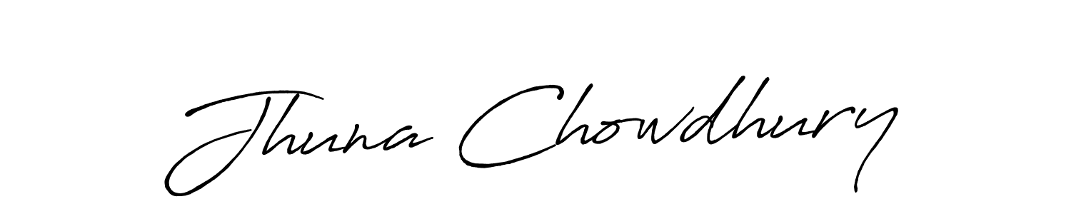 Make a beautiful signature design for name Jhuna Chowdhury. Use this online signature maker to create a handwritten signature for free. Jhuna Chowdhury signature style 7 images and pictures png