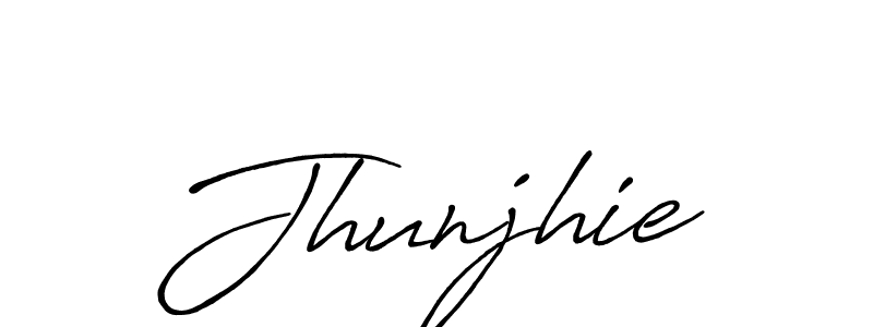Here are the top 10 professional signature styles for the name Jhunjhie. These are the best autograph styles you can use for your name. Jhunjhie signature style 7 images and pictures png