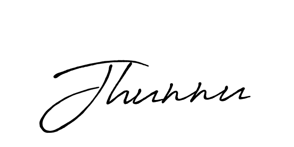 Once you've used our free online signature maker to create your best signature Antro_Vectra_Bolder style, it's time to enjoy all of the benefits that Jhunnu name signing documents. Jhunnu signature style 7 images and pictures png