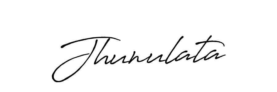 Jhunulata stylish signature style. Best Handwritten Sign (Antro_Vectra_Bolder) for my name. Handwritten Signature Collection Ideas for my name Jhunulata. Jhunulata signature style 7 images and pictures png
