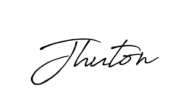 Once you've used our free online signature maker to create your best signature Antro_Vectra_Bolder style, it's time to enjoy all of the benefits that Jhuton name signing documents. Jhuton signature style 7 images and pictures png