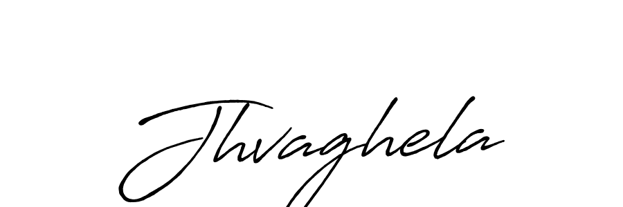 How to make Jhvaghela name signature. Use Antro_Vectra_Bolder style for creating short signs online. This is the latest handwritten sign. Jhvaghela signature style 7 images and pictures png