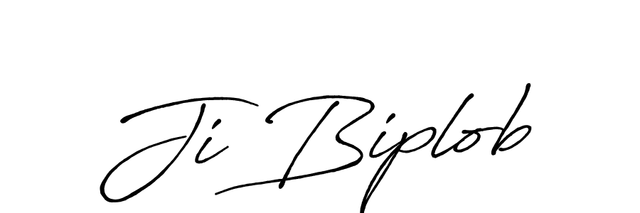 Once you've used our free online signature maker to create your best signature Antro_Vectra_Bolder style, it's time to enjoy all of the benefits that Ji Biplob name signing documents. Ji Biplob signature style 7 images and pictures png