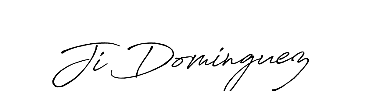How to make Ji Dominguez signature? Antro_Vectra_Bolder is a professional autograph style. Create handwritten signature for Ji Dominguez name. Ji Dominguez signature style 7 images and pictures png