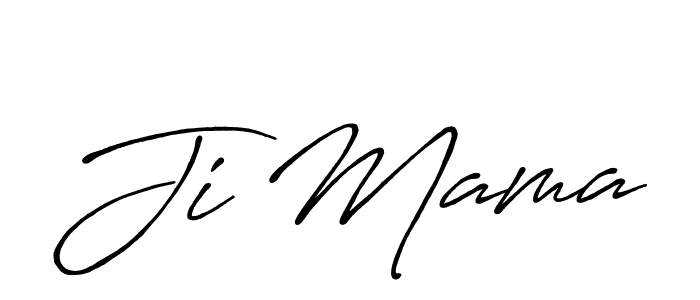 Also You can easily find your signature by using the search form. We will create Ji Mama name handwritten signature images for you free of cost using Antro_Vectra_Bolder sign style. Ji Mama signature style 7 images and pictures png