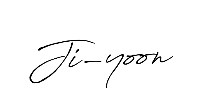 Similarly Antro_Vectra_Bolder is the best handwritten signature design. Signature creator online .You can use it as an online autograph creator for name Ji-yoon. Ji-yoon signature style 7 images and pictures png