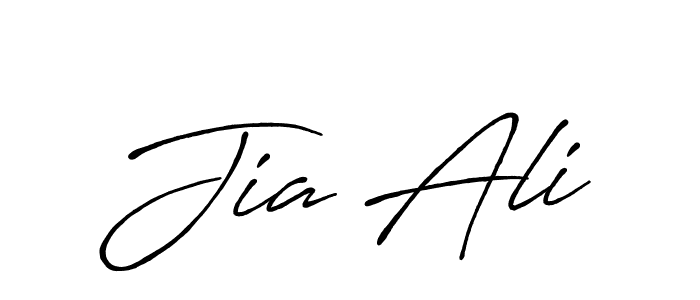 Similarly Antro_Vectra_Bolder is the best handwritten signature design. Signature creator online .You can use it as an online autograph creator for name Jia Ali. Jia Ali signature style 7 images and pictures png