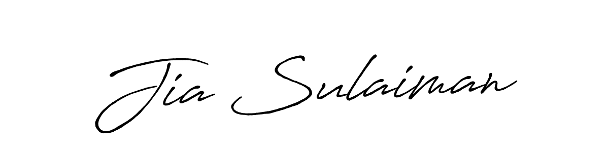 Once you've used our free online signature maker to create your best signature Antro_Vectra_Bolder style, it's time to enjoy all of the benefits that Jia Sulaiman name signing documents. Jia Sulaiman signature style 7 images and pictures png
