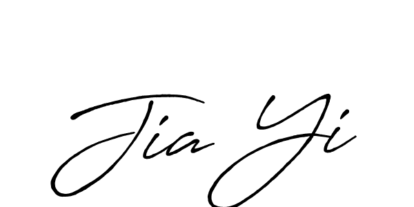 Create a beautiful signature design for name Jia Yi. With this signature (Antro_Vectra_Bolder) fonts, you can make a handwritten signature for free. Jia Yi signature style 7 images and pictures png