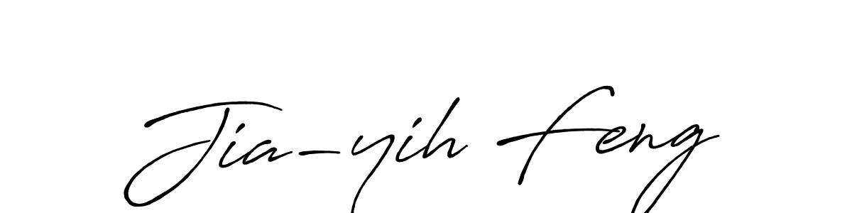 Jia-yih Feng stylish signature style. Best Handwritten Sign (Antro_Vectra_Bolder) for my name. Handwritten Signature Collection Ideas for my name Jia-yih Feng. Jia-yih Feng signature style 7 images and pictures png