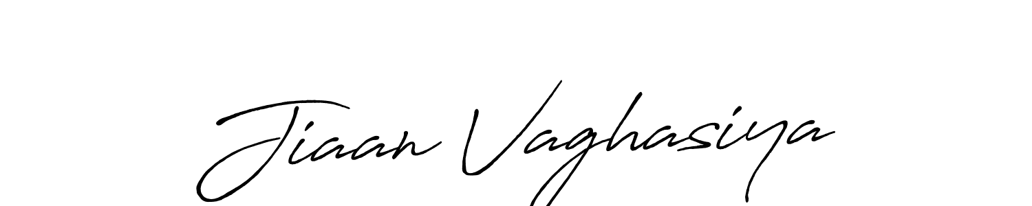 The best way (Antro_Vectra_Bolder) to make a short signature is to pick only two or three words in your name. The name Jiaan Vaghasiya include a total of six letters. For converting this name. Jiaan Vaghasiya signature style 7 images and pictures png