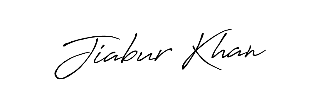 Jiabur Khan stylish signature style. Best Handwritten Sign (Antro_Vectra_Bolder) for my name. Handwritten Signature Collection Ideas for my name Jiabur Khan. Jiabur Khan signature style 7 images and pictures png