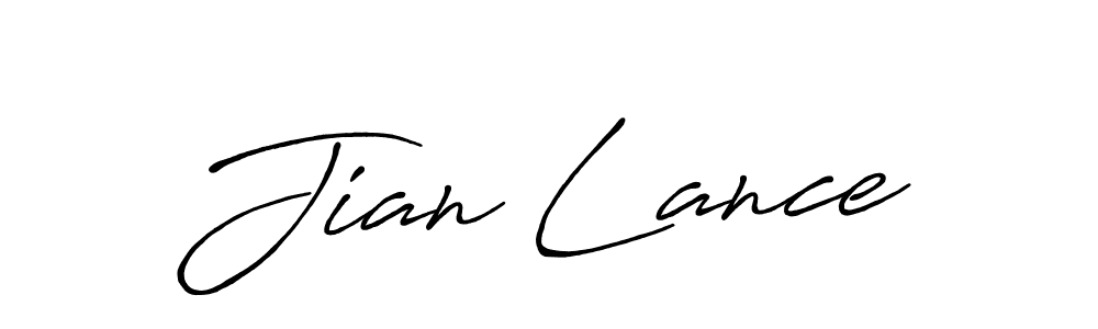 It looks lik you need a new signature style for name Jian Lance. Design unique handwritten (Antro_Vectra_Bolder) signature with our free signature maker in just a few clicks. Jian Lance signature style 7 images and pictures png