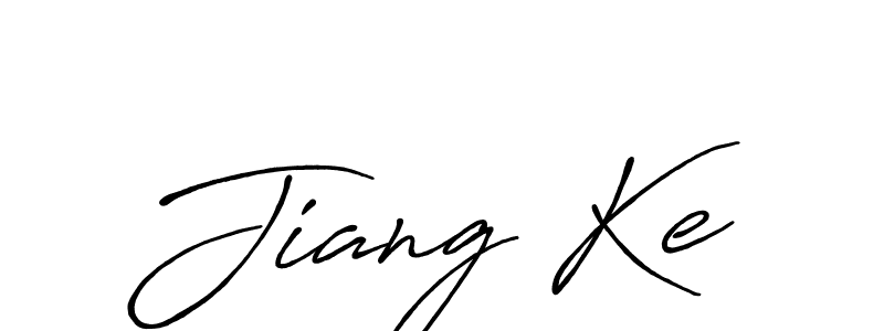 Create a beautiful signature design for name Jiang Ke. With this signature (Antro_Vectra_Bolder) fonts, you can make a handwritten signature for free. Jiang Ke signature style 7 images and pictures png