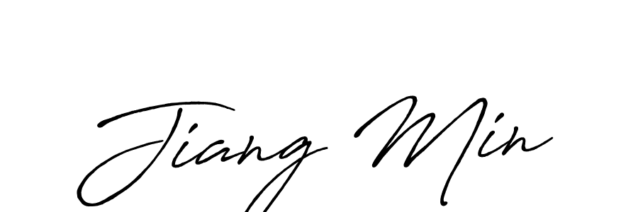 Best and Professional Signature Style for Jiang Min. Antro_Vectra_Bolder Best Signature Style Collection. Jiang Min signature style 7 images and pictures png
