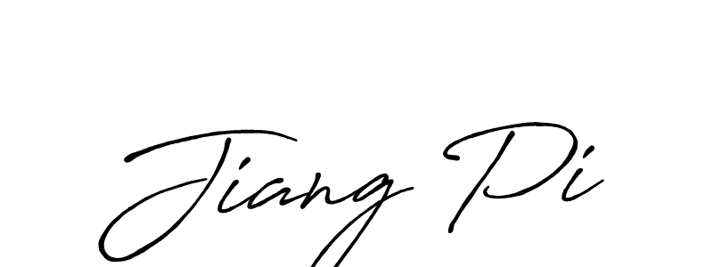 Antro_Vectra_Bolder is a professional signature style that is perfect for those who want to add a touch of class to their signature. It is also a great choice for those who want to make their signature more unique. Get Jiang Pi name to fancy signature for free. Jiang Pi signature style 7 images and pictures png