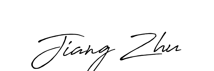 Make a beautiful signature design for name Jiang Zhu. Use this online signature maker to create a handwritten signature for free. Jiang Zhu signature style 7 images and pictures png