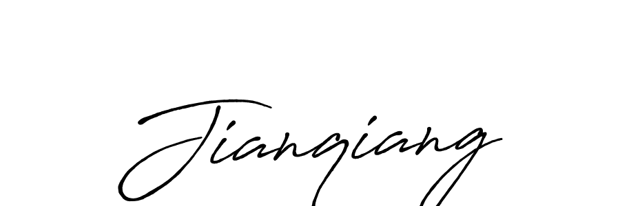 Also You can easily find your signature by using the search form. We will create Jianqiang name handwritten signature images for you free of cost using Antro_Vectra_Bolder sign style. Jianqiang signature style 7 images and pictures png