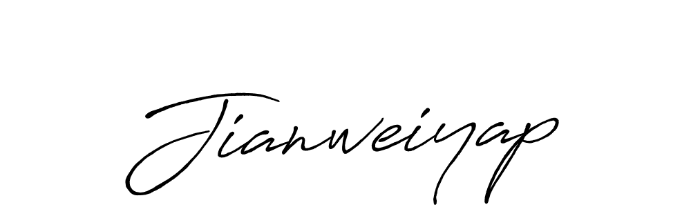 Make a beautiful signature design for name Jianweiyap. With this signature (Antro_Vectra_Bolder) style, you can create a handwritten signature for free. Jianweiyap signature style 7 images and pictures png