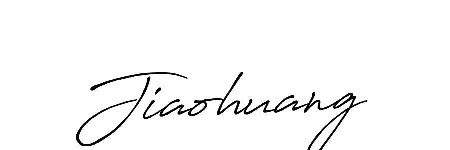 Create a beautiful signature design for name Jiaohuang. With this signature (Antro_Vectra_Bolder) fonts, you can make a handwritten signature for free. Jiaohuang signature style 7 images and pictures png