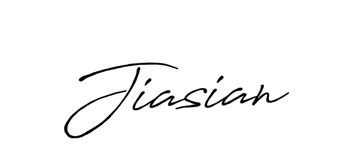 Jiasian stylish signature style. Best Handwritten Sign (Antro_Vectra_Bolder) for my name. Handwritten Signature Collection Ideas for my name Jiasian. Jiasian signature style 7 images and pictures png