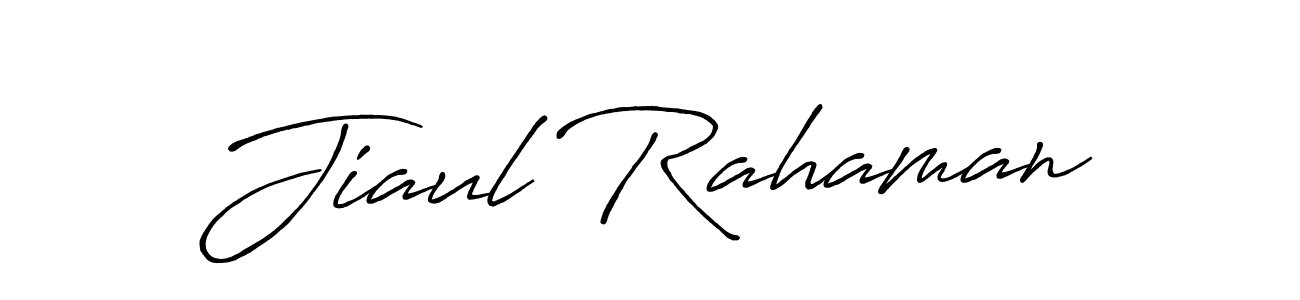 Antro_Vectra_Bolder is a professional signature style that is perfect for those who want to add a touch of class to their signature. It is also a great choice for those who want to make their signature more unique. Get Jiaul Rahaman name to fancy signature for free. Jiaul Rahaman signature style 7 images and pictures png