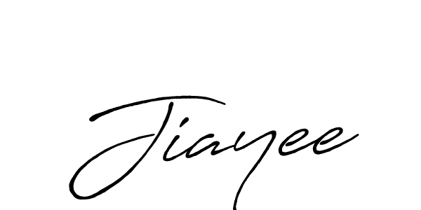 How to make Jiayee signature? Antro_Vectra_Bolder is a professional autograph style. Create handwritten signature for Jiayee name. Jiayee signature style 7 images and pictures png