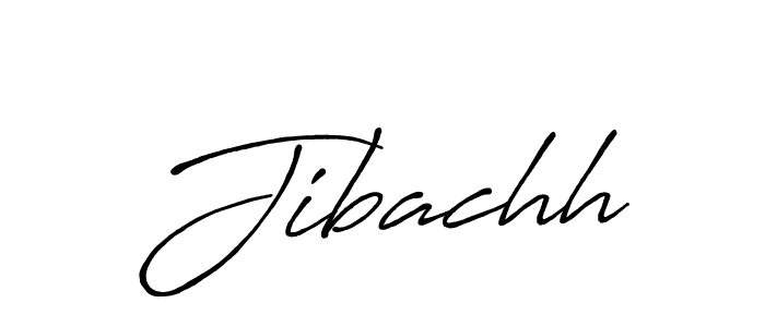Design your own signature with our free online signature maker. With this signature software, you can create a handwritten (Antro_Vectra_Bolder) signature for name Jibachh. Jibachh signature style 7 images and pictures png