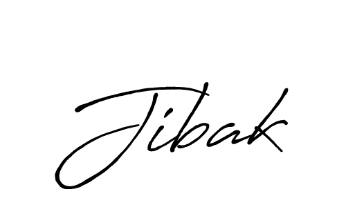 Design your own signature with our free online signature maker. With this signature software, you can create a handwritten (Antro_Vectra_Bolder) signature for name Jibak. Jibak signature style 7 images and pictures png
