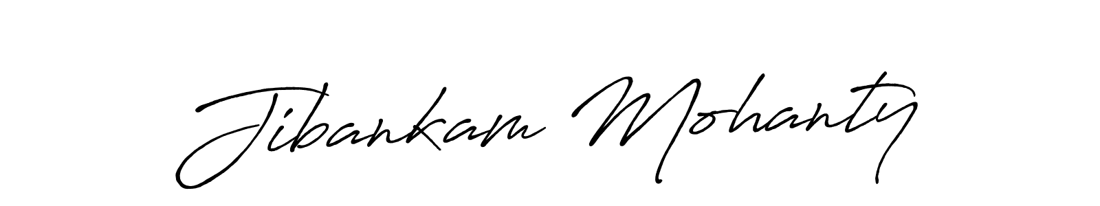 Use a signature maker to create a handwritten signature online. With this signature software, you can design (Antro_Vectra_Bolder) your own signature for name Jibankam Mohanty. Jibankam Mohanty signature style 7 images and pictures png