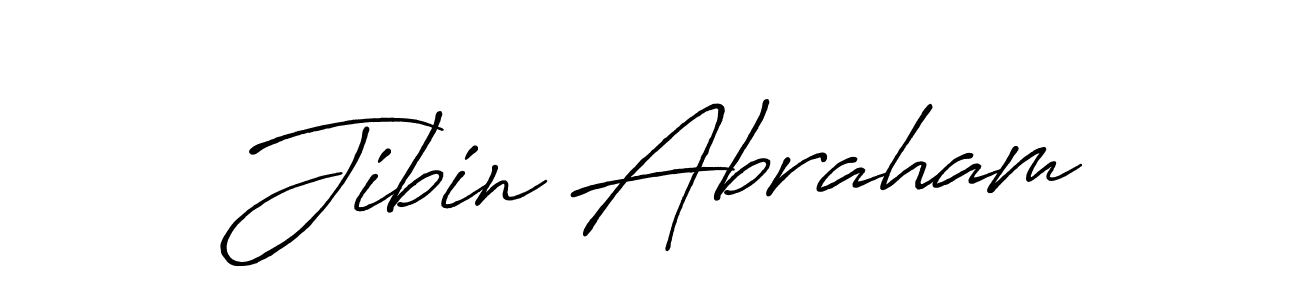 The best way (Antro_Vectra_Bolder) to make a short signature is to pick only two or three words in your name. The name Jibin Abraham include a total of six letters. For converting this name. Jibin Abraham signature style 7 images and pictures png