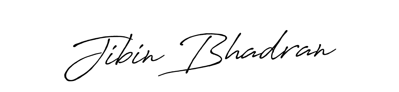 It looks lik you need a new signature style for name Jibin Bhadran. Design unique handwritten (Antro_Vectra_Bolder) signature with our free signature maker in just a few clicks. Jibin Bhadran signature style 7 images and pictures png