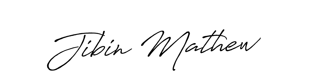 Jibin Mathew stylish signature style. Best Handwritten Sign (Antro_Vectra_Bolder) for my name. Handwritten Signature Collection Ideas for my name Jibin Mathew. Jibin Mathew signature style 7 images and pictures png