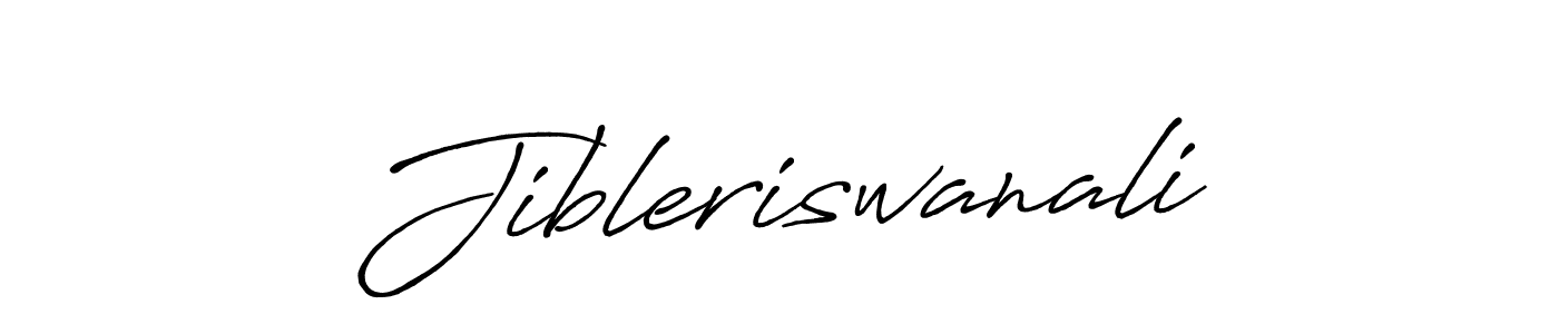 It looks lik you need a new signature style for name Jibleriswanali. Design unique handwritten (Antro_Vectra_Bolder) signature with our free signature maker in just a few clicks. Jibleriswanali signature style 7 images and pictures png