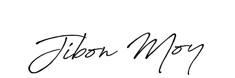 Create a beautiful signature design for name Jibon Moy. With this signature (Antro_Vectra_Bolder) fonts, you can make a handwritten signature for free. Jibon Moy signature style 7 images and pictures png