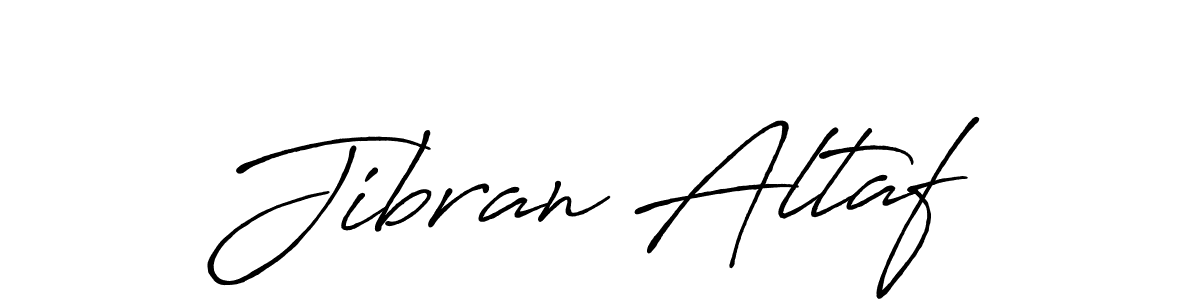 Use a signature maker to create a handwritten signature online. With this signature software, you can design (Antro_Vectra_Bolder) your own signature for name Jibran Altaf. Jibran Altaf signature style 7 images and pictures png