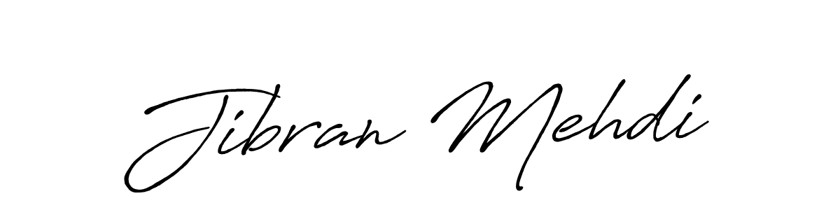 Also You can easily find your signature by using the search form. We will create Jibran Mehdi name handwritten signature images for you free of cost using Antro_Vectra_Bolder sign style. Jibran Mehdi signature style 7 images and pictures png