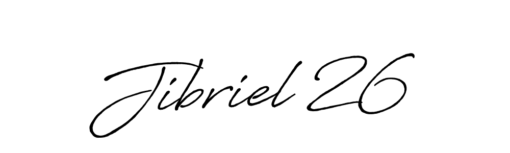 How to Draw Jibriel 26 signature style? Antro_Vectra_Bolder is a latest design signature styles for name Jibriel 26. Jibriel 26 signature style 7 images and pictures png