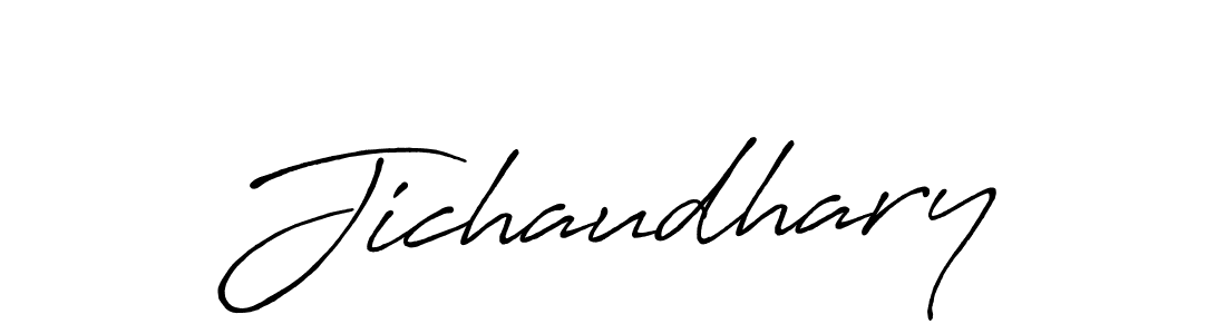 Once you've used our free online signature maker to create your best signature Antro_Vectra_Bolder style, it's time to enjoy all of the benefits that Jichaudhary name signing documents. Jichaudhary signature style 7 images and pictures png