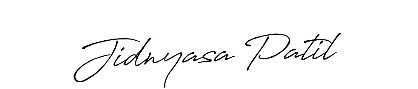 Also we have Jidnyasa Patil name is the best signature style. Create professional handwritten signature collection using Antro_Vectra_Bolder autograph style. Jidnyasa Patil signature style 7 images and pictures png