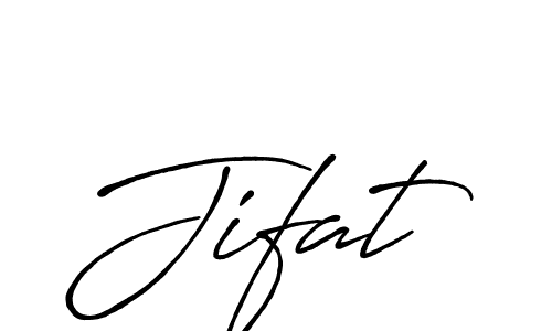 Design your own signature with our free online signature maker. With this signature software, you can create a handwritten (Antro_Vectra_Bolder) signature for name Jifat. Jifat signature style 7 images and pictures png