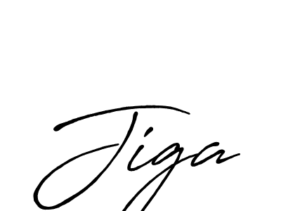 Use a signature maker to create a handwritten signature online. With this signature software, you can design (Antro_Vectra_Bolder) your own signature for name Jiga. Jiga signature style 7 images and pictures png