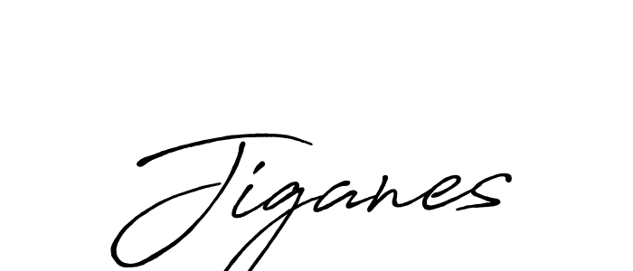 How to Draw Jiganes signature style? Antro_Vectra_Bolder is a latest design signature styles for name Jiganes. Jiganes signature style 7 images and pictures png