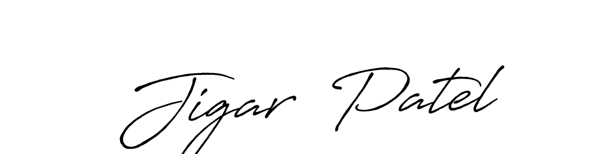 Once you've used our free online signature maker to create your best signature Antro_Vectra_Bolder style, it's time to enjoy all of the benefits that Jigar  Patel name signing documents. Jigar  Patel signature style 7 images and pictures png