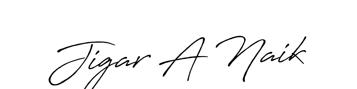if you are searching for the best signature style for your name Jigar A Naik. so please give up your signature search. here we have designed multiple signature styles  using Antro_Vectra_Bolder. Jigar A Naik signature style 7 images and pictures png