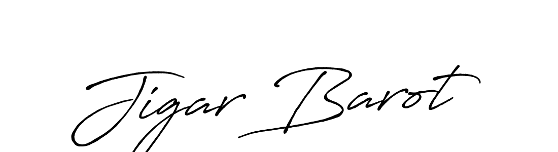 Also You can easily find your signature by using the search form. We will create Jigar Barot name handwritten signature images for you free of cost using Antro_Vectra_Bolder sign style. Jigar Barot signature style 7 images and pictures png