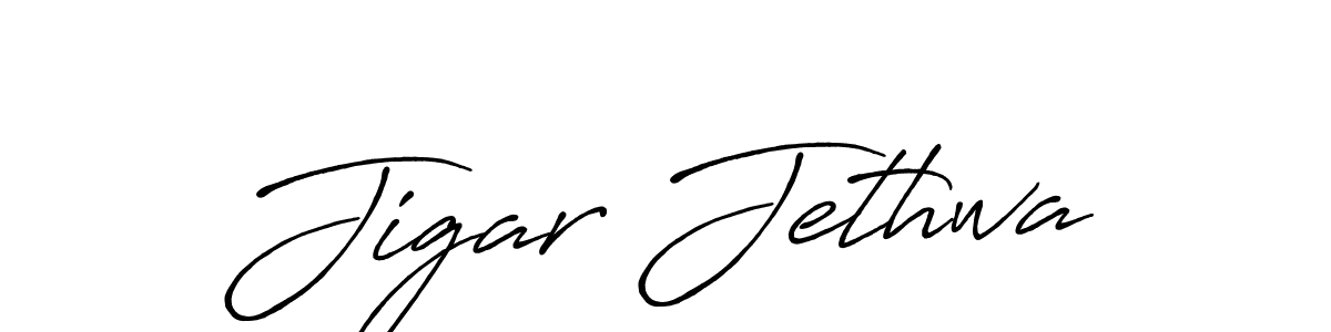 You should practise on your own different ways (Antro_Vectra_Bolder) to write your name (Jigar Jethwa) in signature. don't let someone else do it for you. Jigar Jethwa signature style 7 images and pictures png