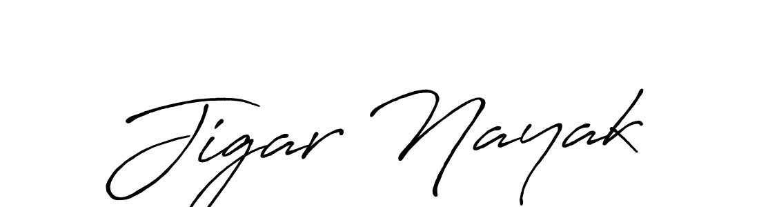 You should practise on your own different ways (Antro_Vectra_Bolder) to write your name (Jigar Nayak) in signature. don't let someone else do it for you. Jigar Nayak signature style 7 images and pictures png